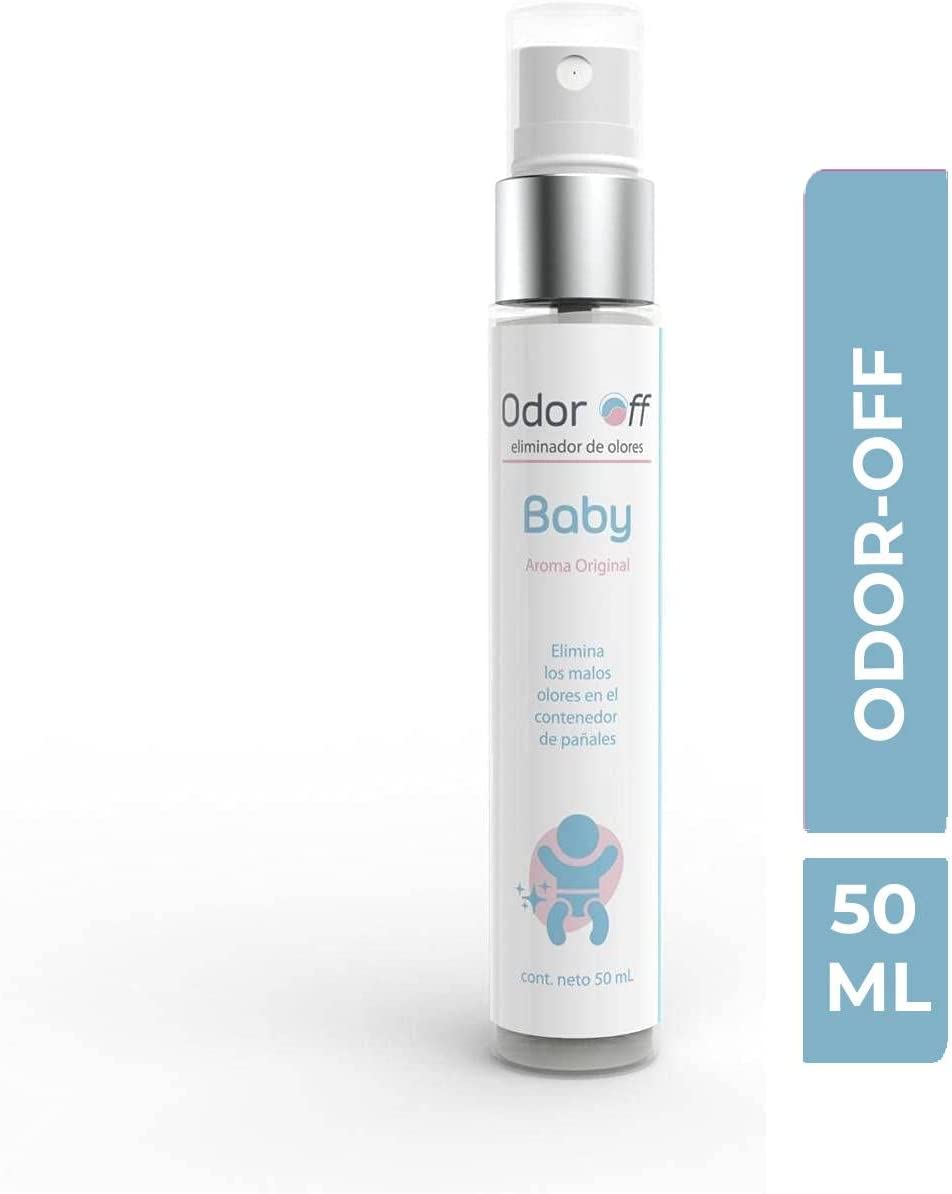 Odor Off Baby 50 ml. Elimina olores en el contenedor de pañales.