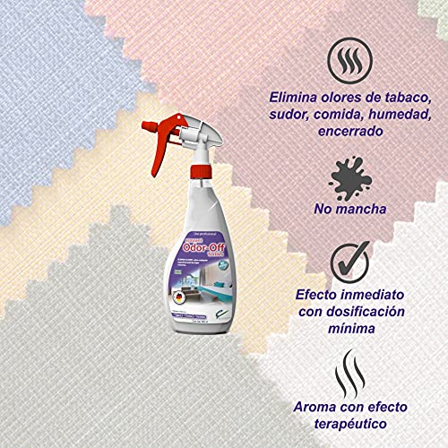 Odor-Off Textiles 600ml Atomizador. Elimina olores en Superficies Textiles.