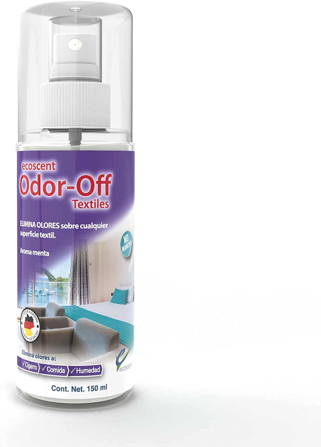 Odor-Off Textiles 600ml Atomizador. Elimina olores en Superficies Textiles.