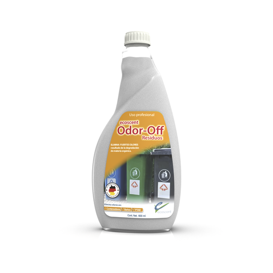 Odor-Off Residuos 600 ml. Elimina olores por acumulación de residuos.