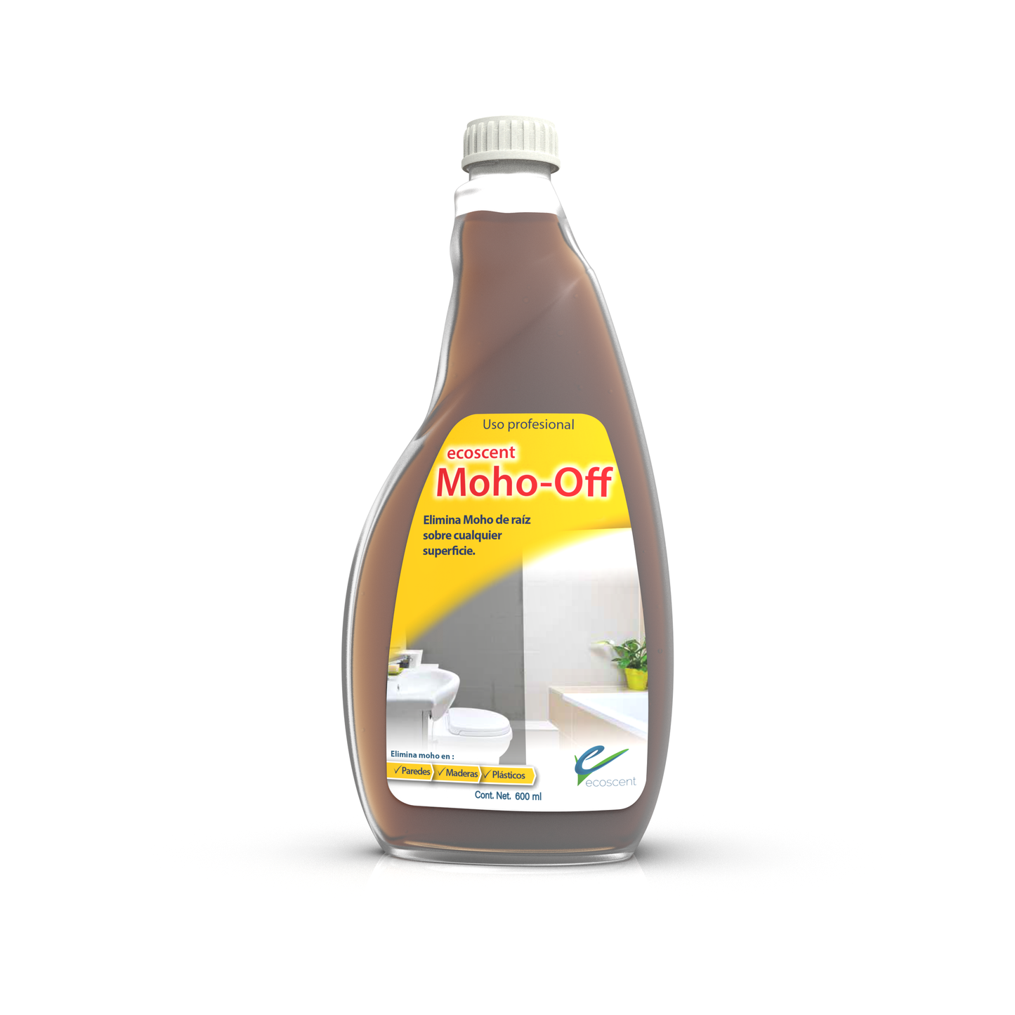 Moho-Off 600 ml. Previene el crecimiento de moho en paredes.