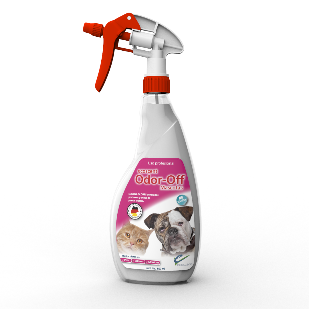 Odor-Off Mascotas 600ml Atomizador. Elimina olores en tus mascotas.