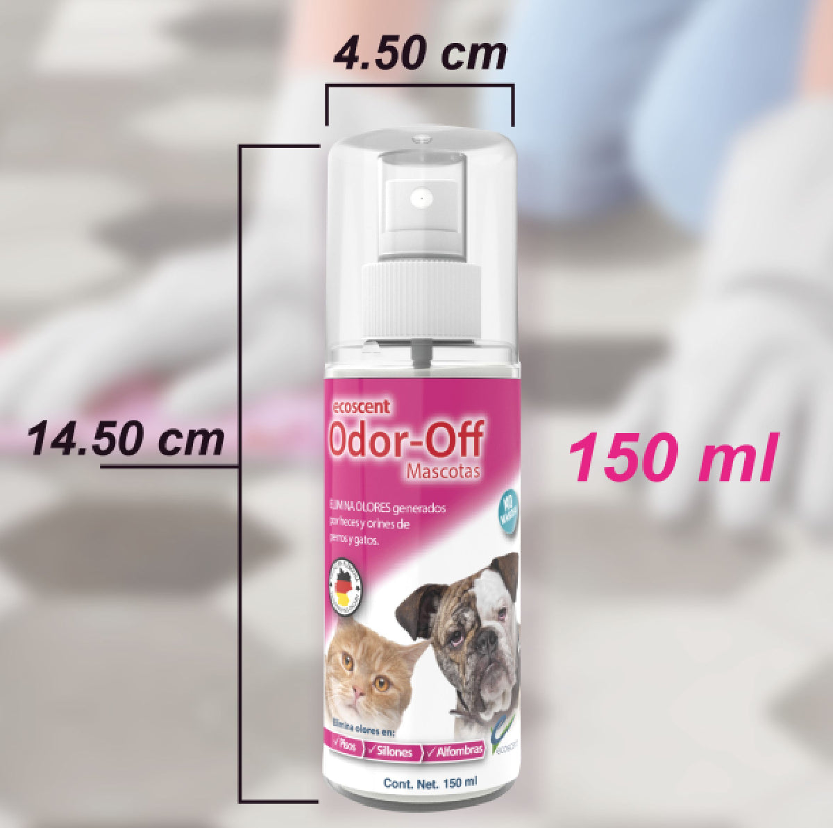 Odor-Off Mascotas 150 ml. Elimina olores en tus mascotas.