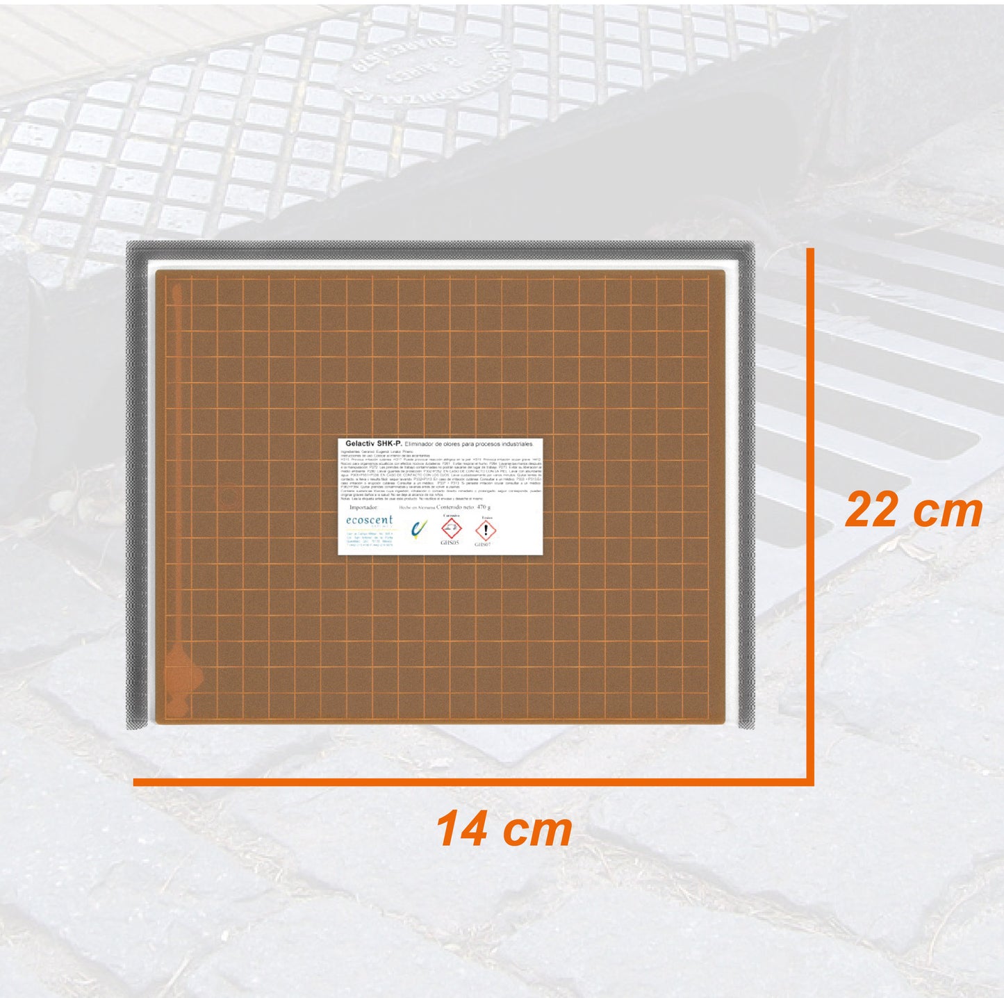 Gelactiv SHK-HP. Elimina olores en alcantarillas