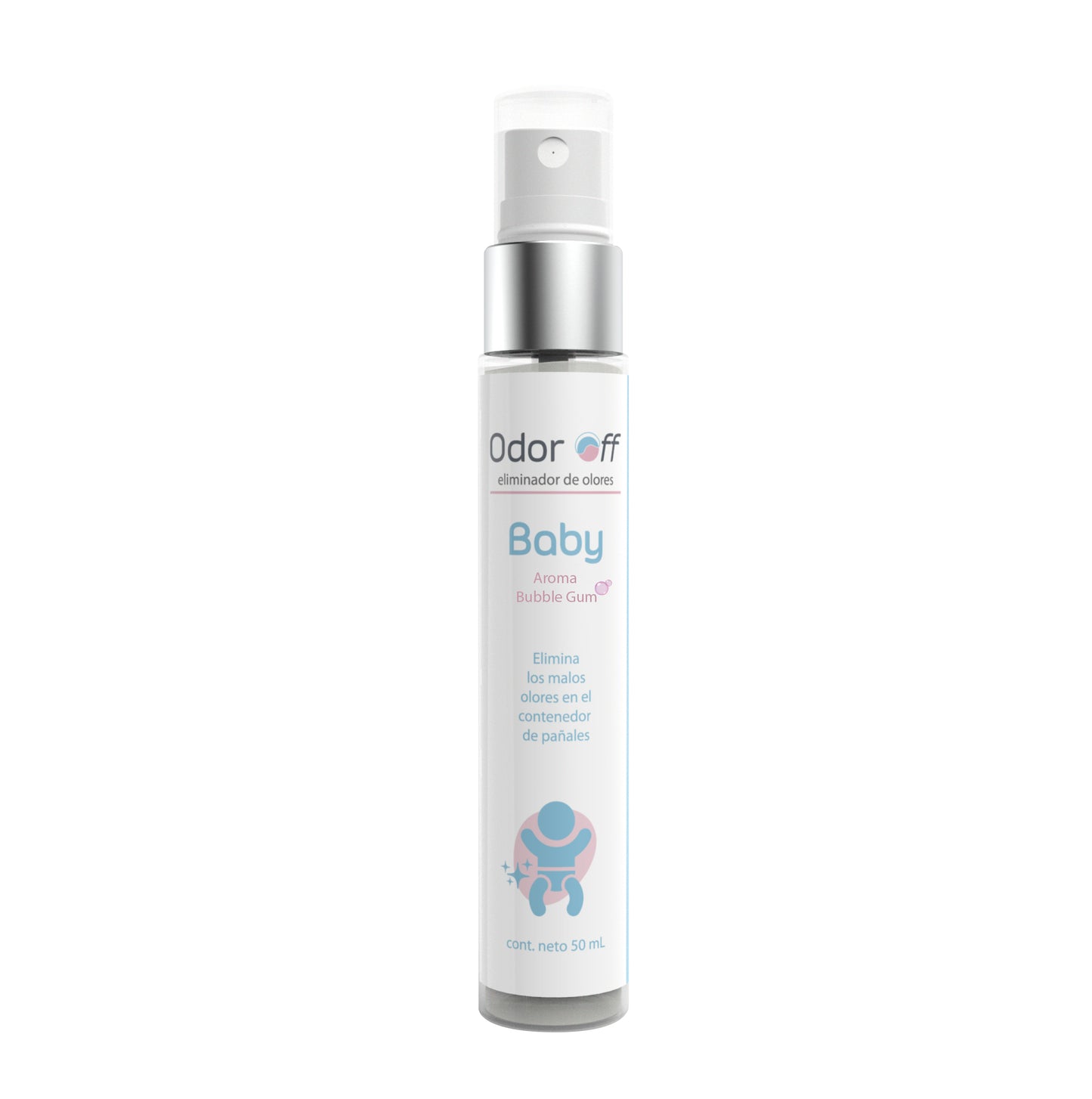 Odor Off Baby 50 ml. Elimina olores en el contenedor de pañales.