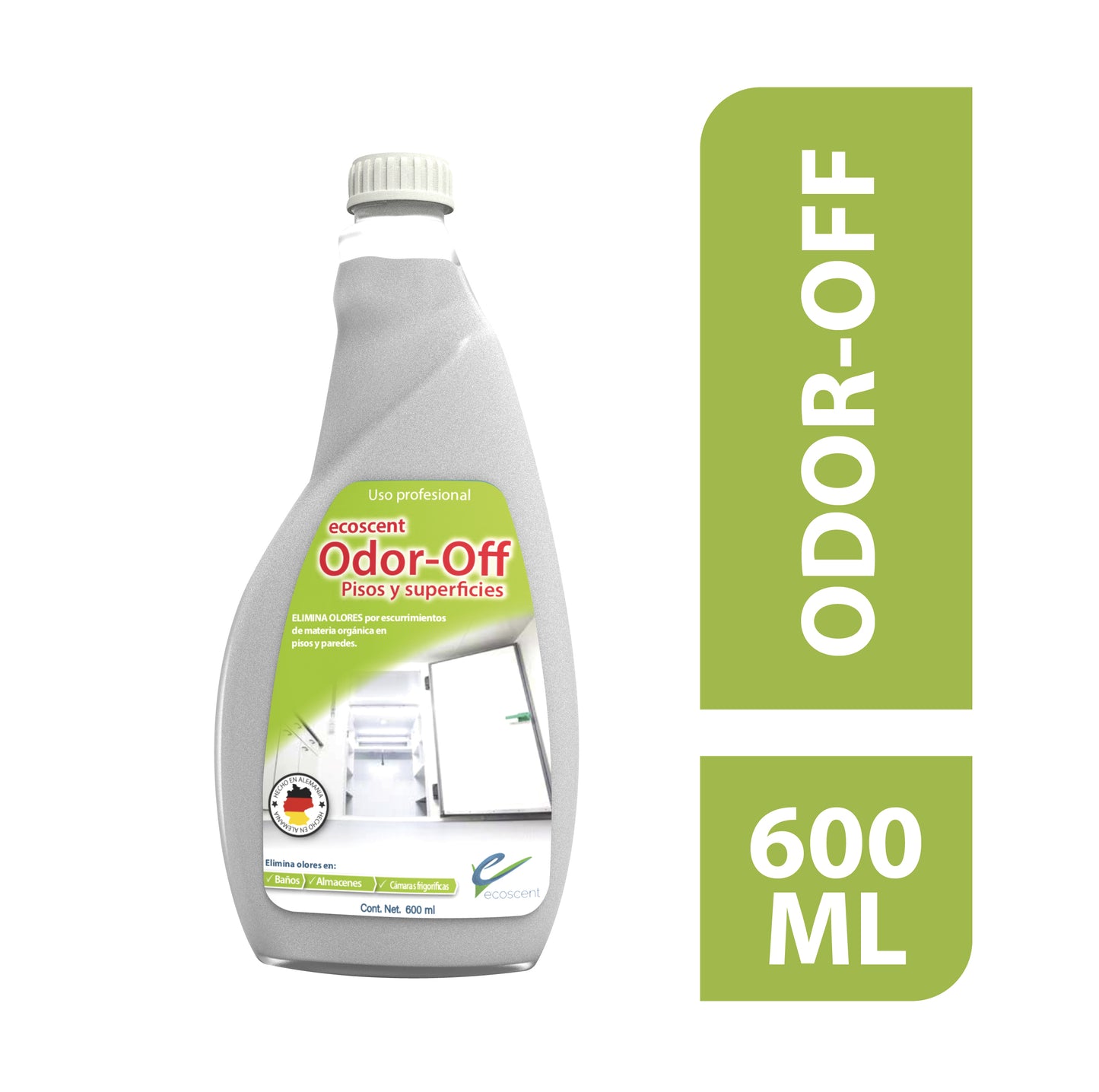 Odor-Off Pisos 600 ml. Elimina olores en Pisos y Paredes.