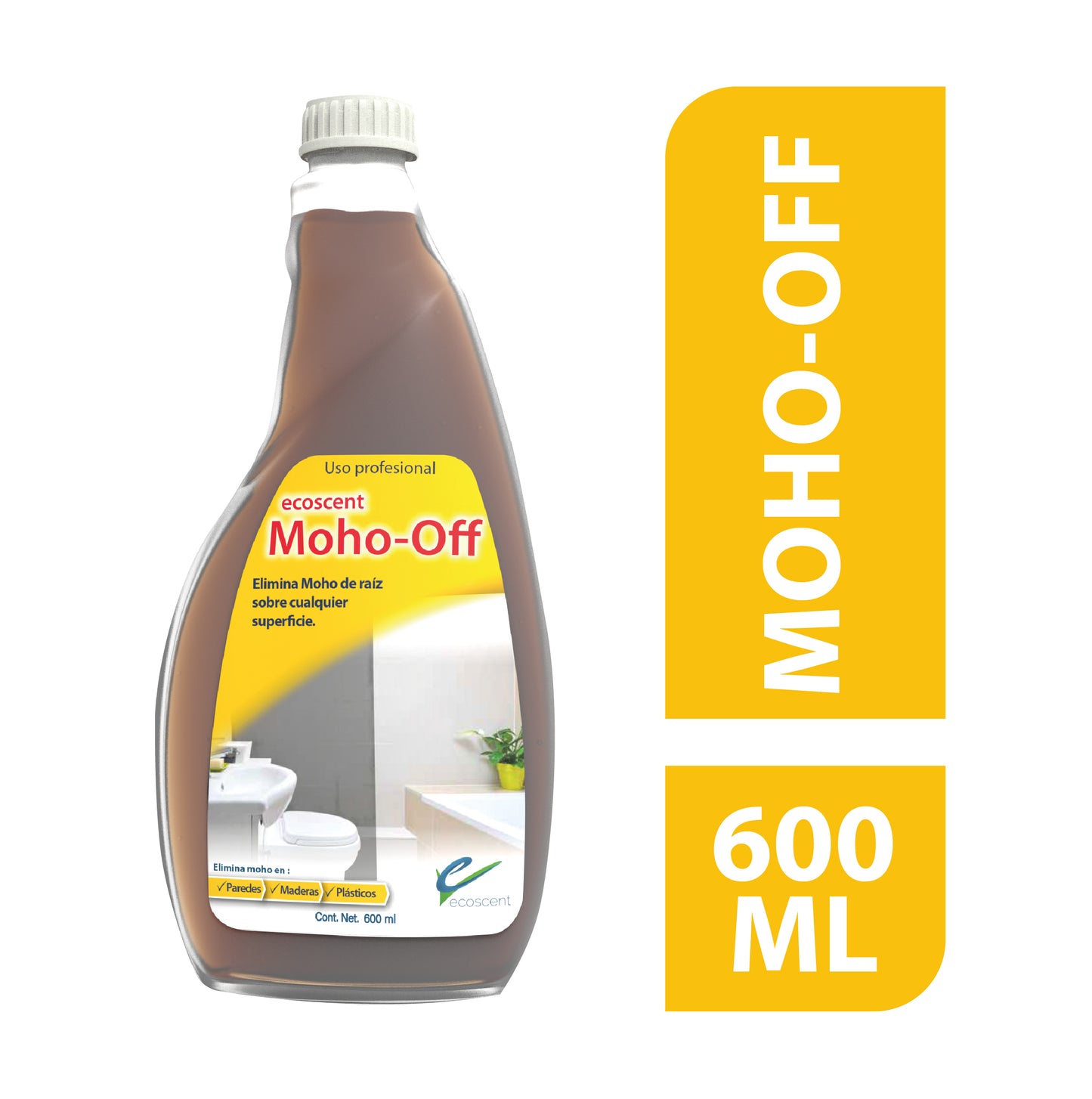 Moho-Off 600 ml. Previene el crecimiento de moho en paredes.