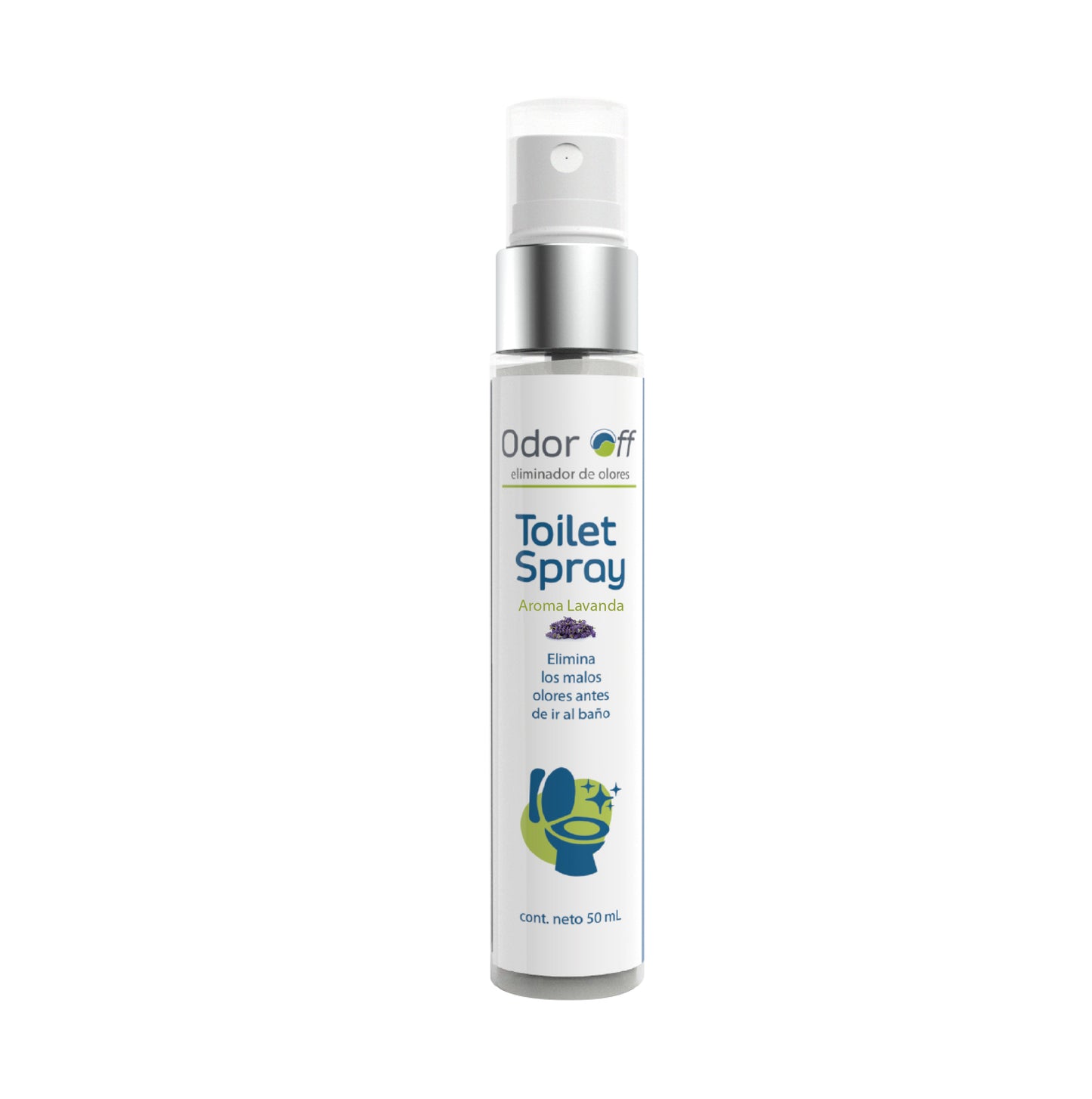 Odor Off Toilet 50 ml. Elimina malos olores al ir al baño.